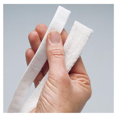 Bandage Compression Nylon/Elastic Finger 5/8"x5yd White 1/Rl - Surgical Supplies NY